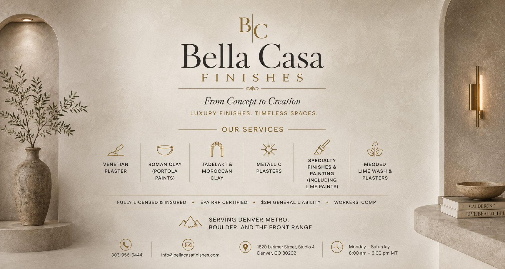 Bella Casa Finishes — Luxury Wall Finishes